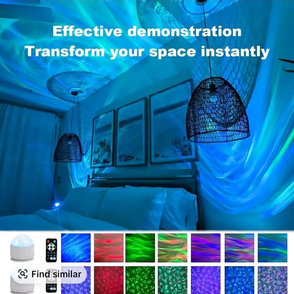 Multicolor LED Starry Night Projector - Picture 2 of 7